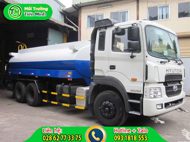 Cho thuê xe chở nước sạch Bạc Liêu