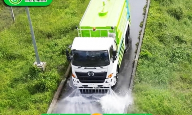 Cho thuê xe tưới cây Bến Tre giá tốt, uy tín hàng đầu