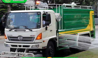 Cho thuê xe tưới cây Long An uy tín, chất lượng