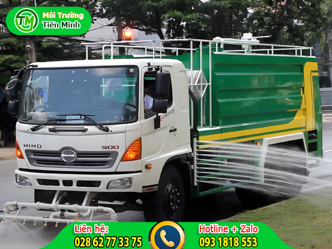 Cho thuê xe tưới cây Sóc Trăng giá rẻ