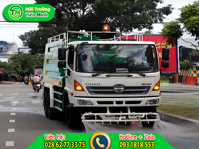 Cho thuê xe chở nước sạch chất lượng